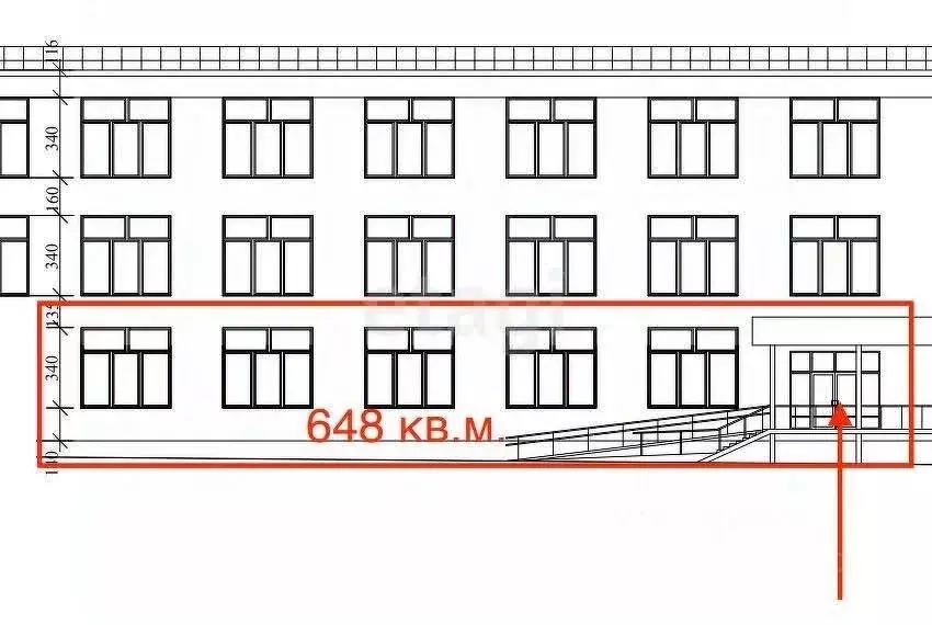 Торговая площадь в Орловская область, Орел Комсомольская ул., 102А ... - Фото 1