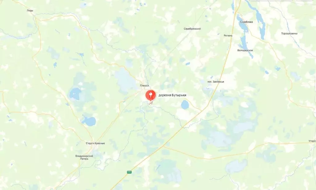 Участок в Псковская область, Плюсский муниципальный округ, д. Бутырьки ... - Фото 0