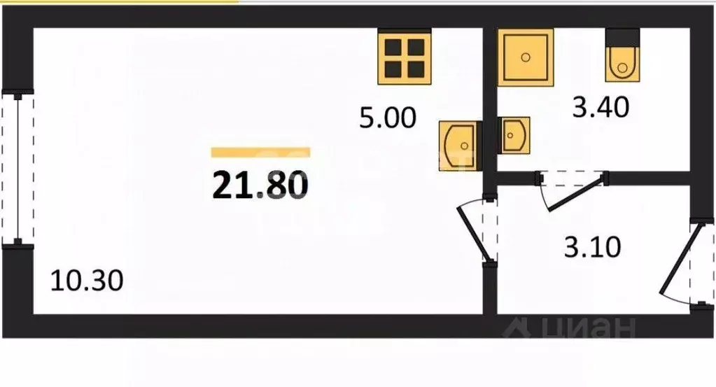 Студия Свердловская область, Екатеринбург муниципальное образование, ... - Фото 2