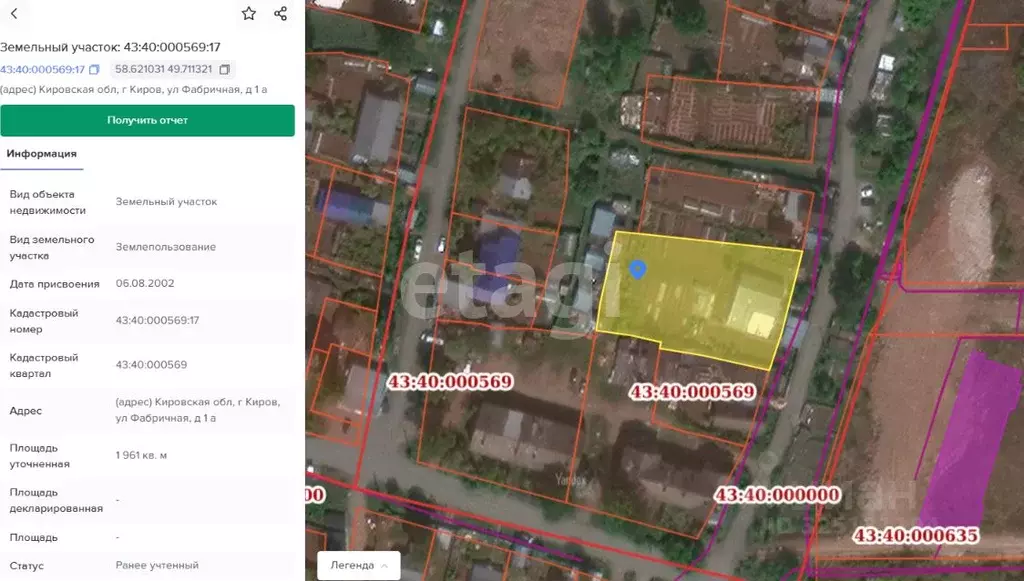 Дом в Кировская область, Киров Красный Химик мкр, ул. Фабричная, 1А ... - Фото 2