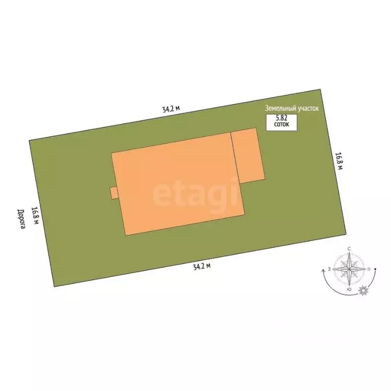 Дом в Ростовская область, Мясниковский район, Краснокрымское с/пос, ... - Фото 2