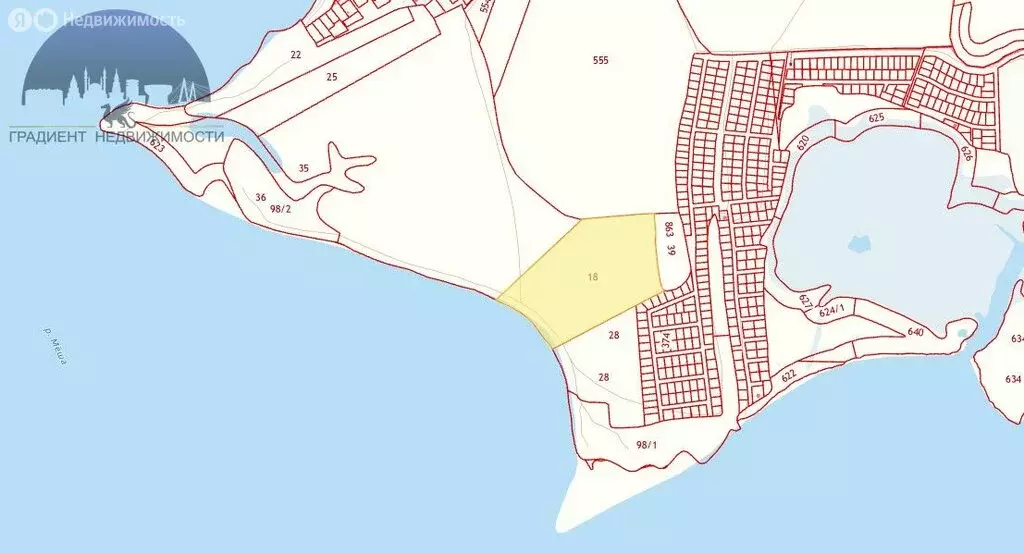 Участок в село Курманаково, Прибрежная улица (1128 м) - Фото 1