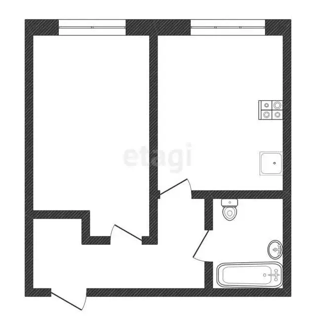 1-комнатная квартира: Нижний Новгород, Казанское шоссе, 14к3 (37 м) - Фото 0