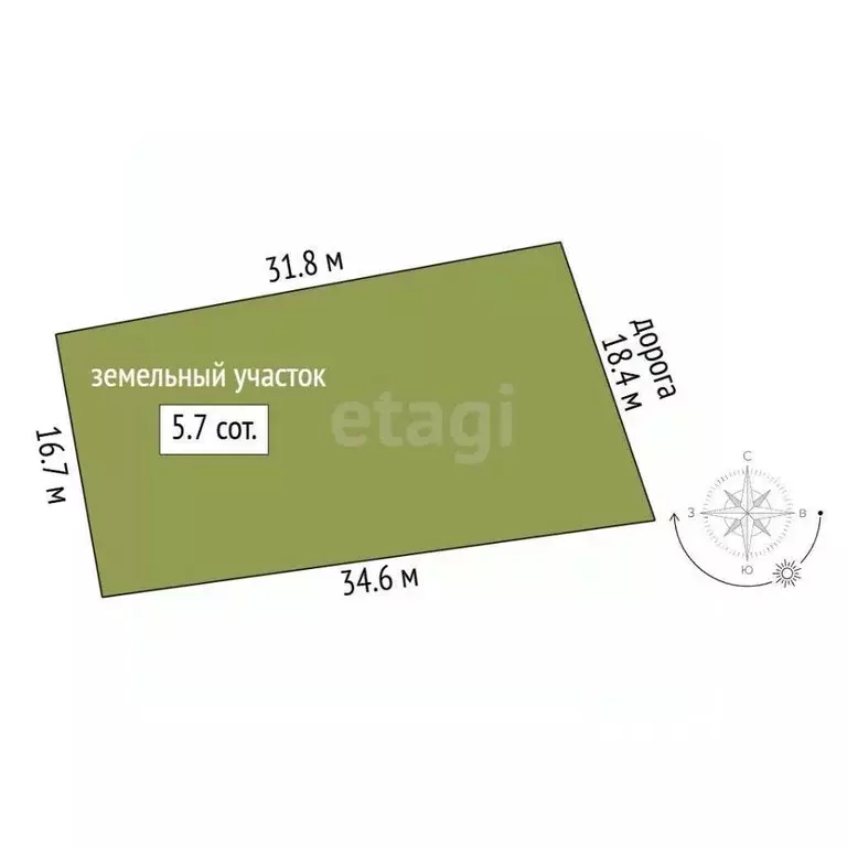 Участок в Севастополь ул. Ясеневая, 85 (5.66 сот.) - Фото 2