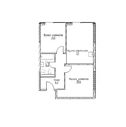 Продаётся 2-к квартира, 57.7 м - Фото 0