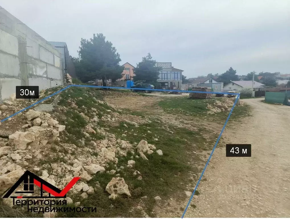 Участок в Севастополь Теремок садоводческое товарищество, ш. ... - Фото 2