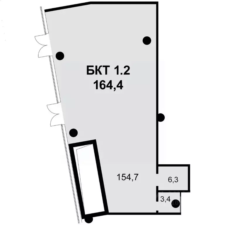 Помещение свободного назначения в Москва ул. Шеногина, 2 (164 м) - Фото 2