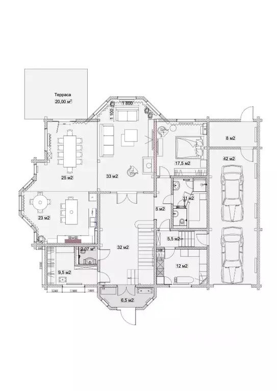 Дом в Москва д. Лужки, Солнечный город-3 мкр, 42 (397 м) - Фото 2