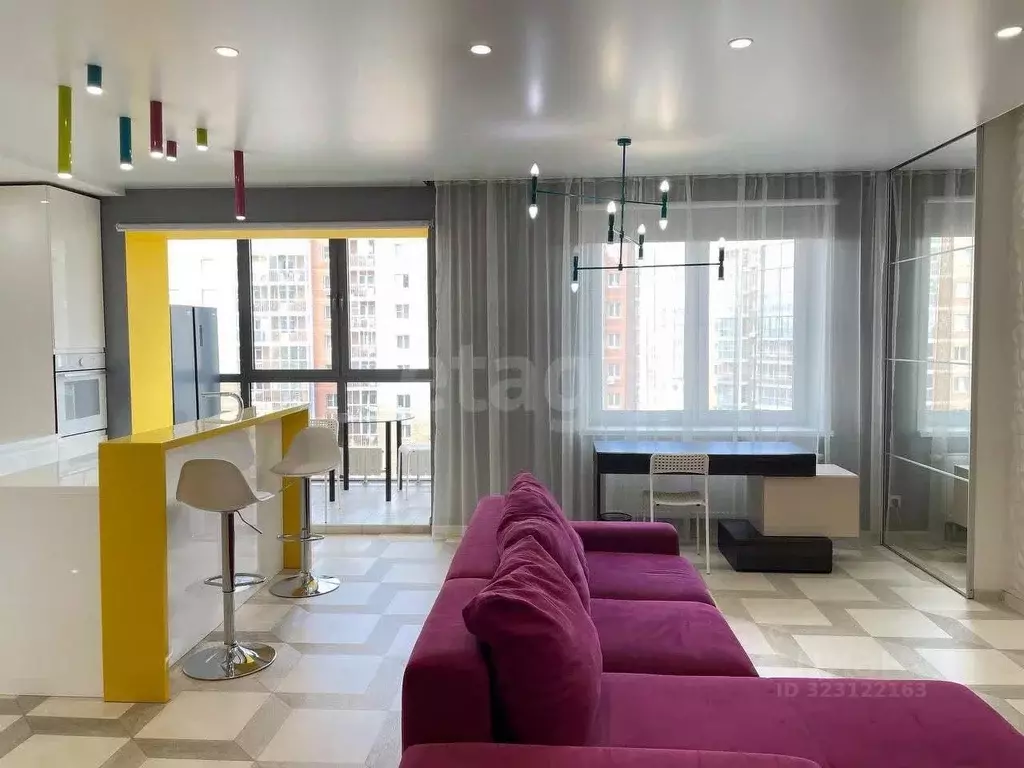 Студия Иркутская область, Иркутск ул. Седова, 65А/3 (48.0 м) - Фото 1