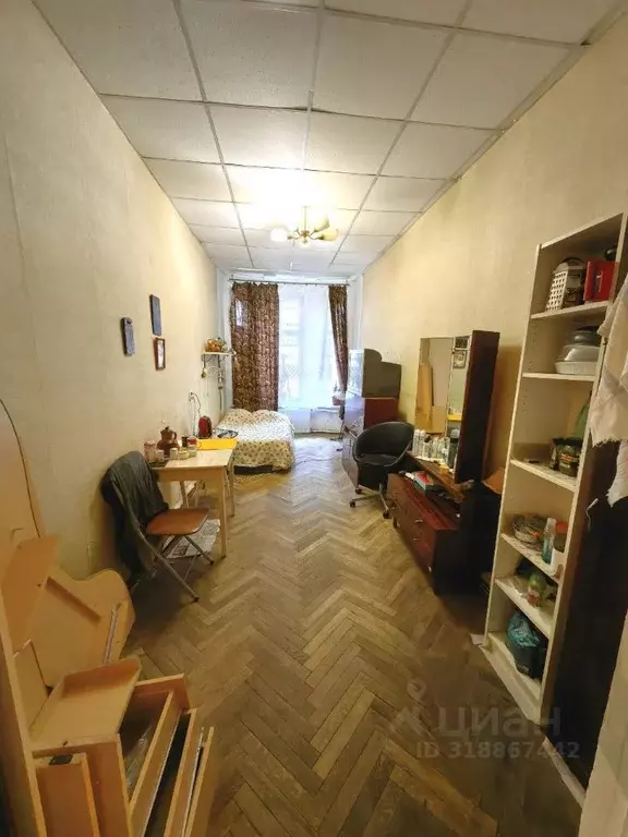 Комната Санкт-Петербург ул. Чапаева, 2Б (38.0 м) - Фото 1