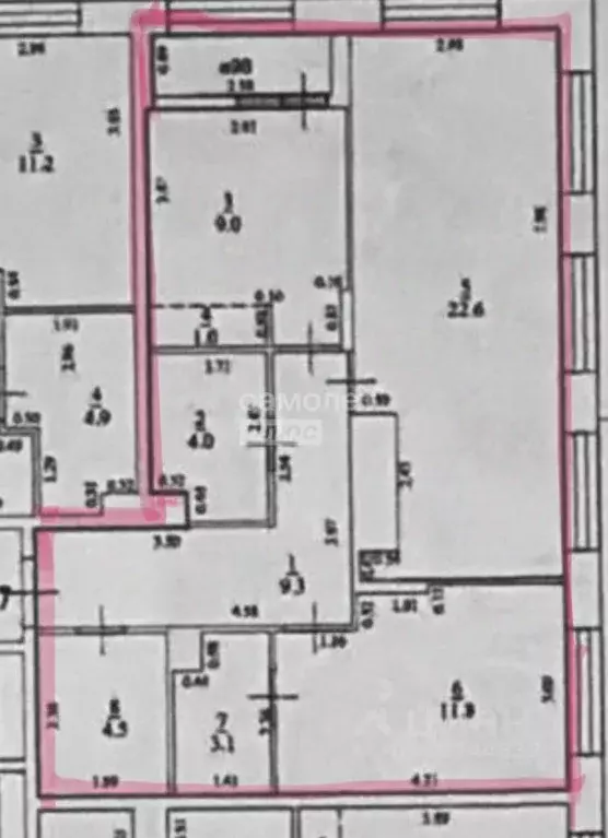 2-к кв. Рязанская область, Рязань ул. Чкалова, 23 (65.0 м) - Фото 2