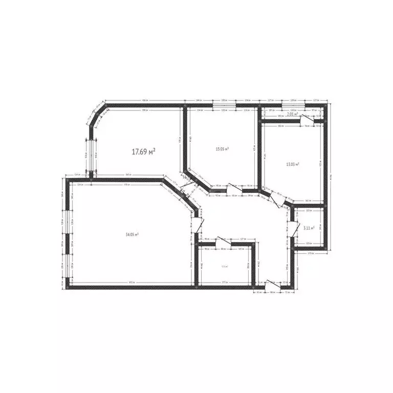 3-комнатная квартира: Махачкала, улица Даниялова, 120А (120 м) - Фото 1