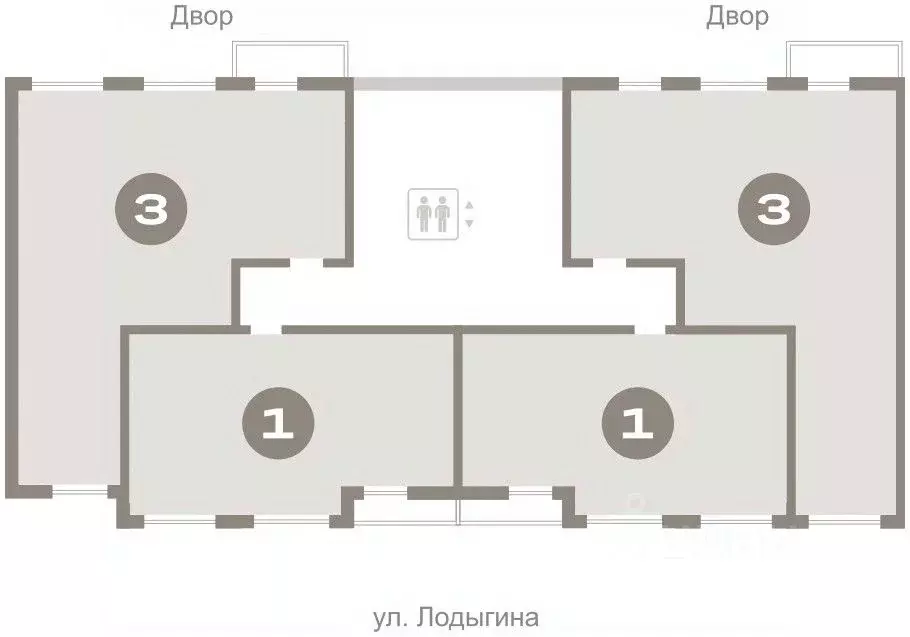 3-к кв. Пермский край, Пермь Крохалева мкр,  (80.78 м) - Фото 2