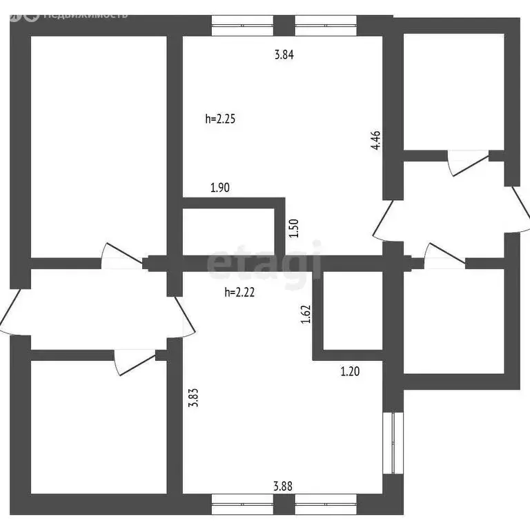 Дом в посёлок Космынино, улица Горького (58 м) - Фото 2