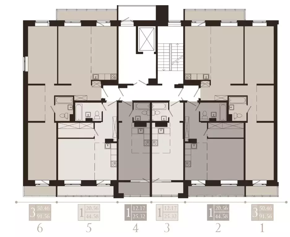 1-к кв. Иркутская область, Иркутск Советская ул., 115/1 (44.58 м) - Фото 2