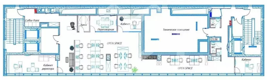 Помещение свободного назначения в Москва Валовая ул., 35Б (295 м) - Фото 2