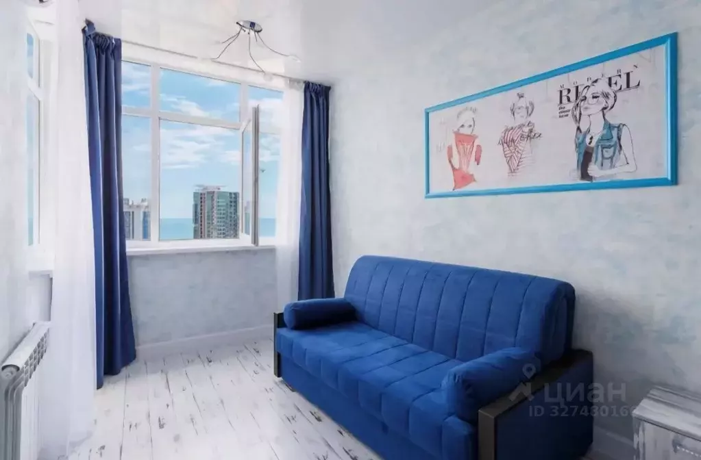 1-к кв. Краснодарский край, Сочи Светлана мкр, ул. Депутатская, 10 ... - Фото 2