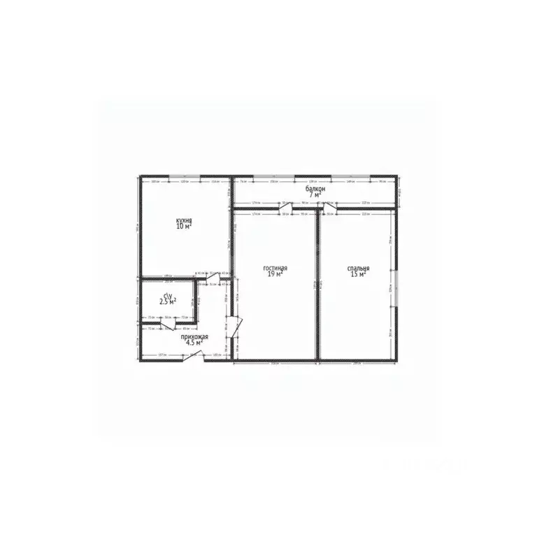 2-к кв. Дагестан, Махачкала ул. Габитова, 12Б (58.0 м) - Фото 2