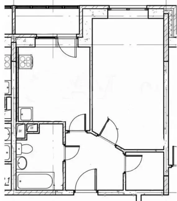 1-к кв. Московская область, Раменское ул. Березовая Роща, 10 (41.4 м) - Фото 2