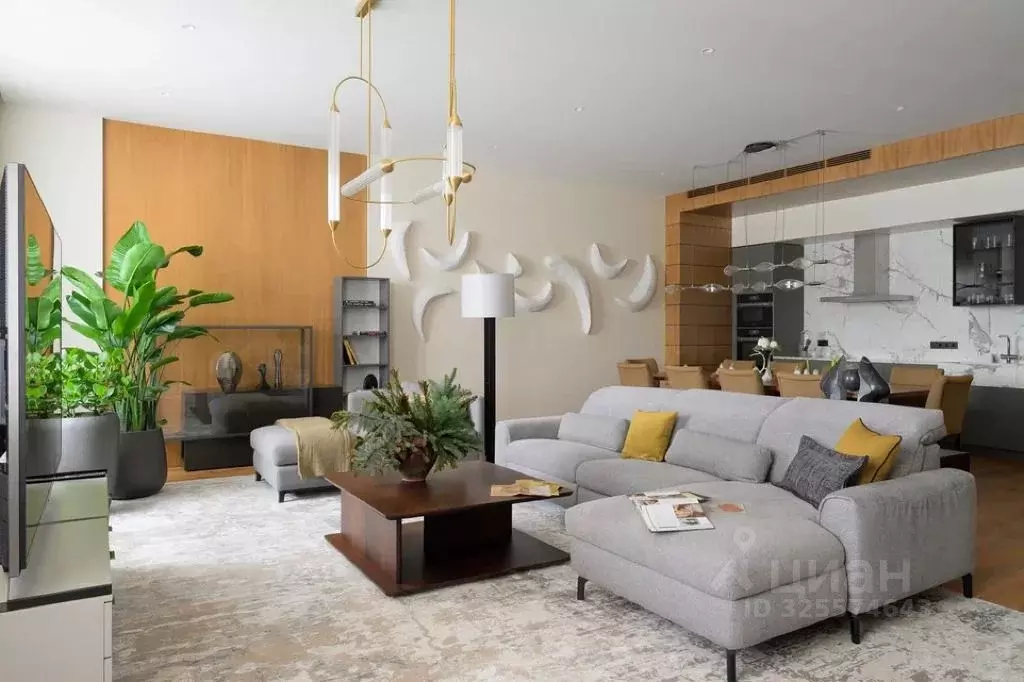 4-к кв. Москва пер. Хилков, 1 (253.4 м) - Фото 2