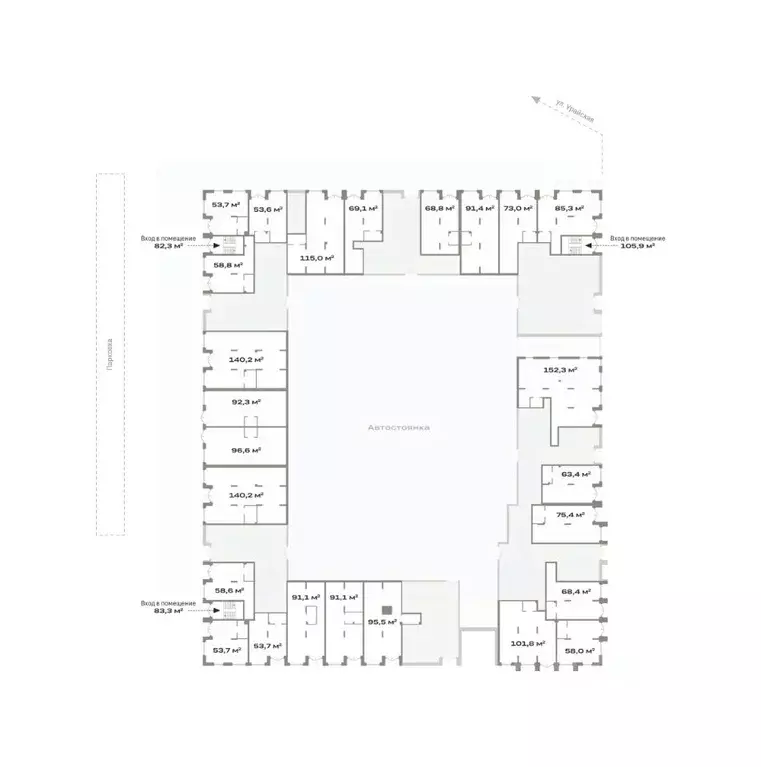 Помещение свободного назначения в Тюменская область, Тюмень Зарека ... - Фото 2