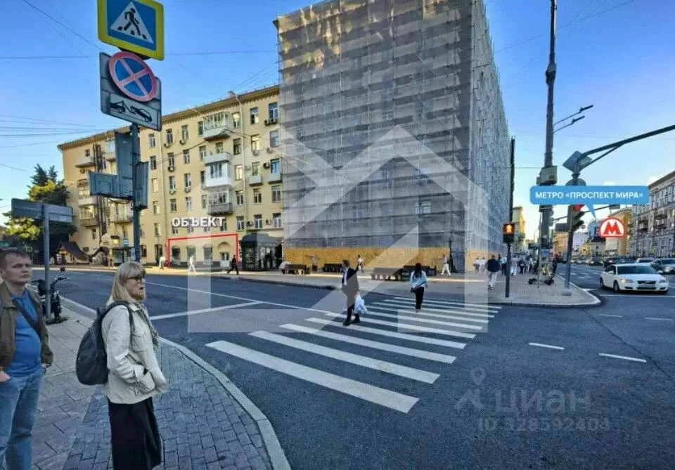 Помещение свободного назначения в Москва просп. Мира, 54 (155 м) - Фото 1