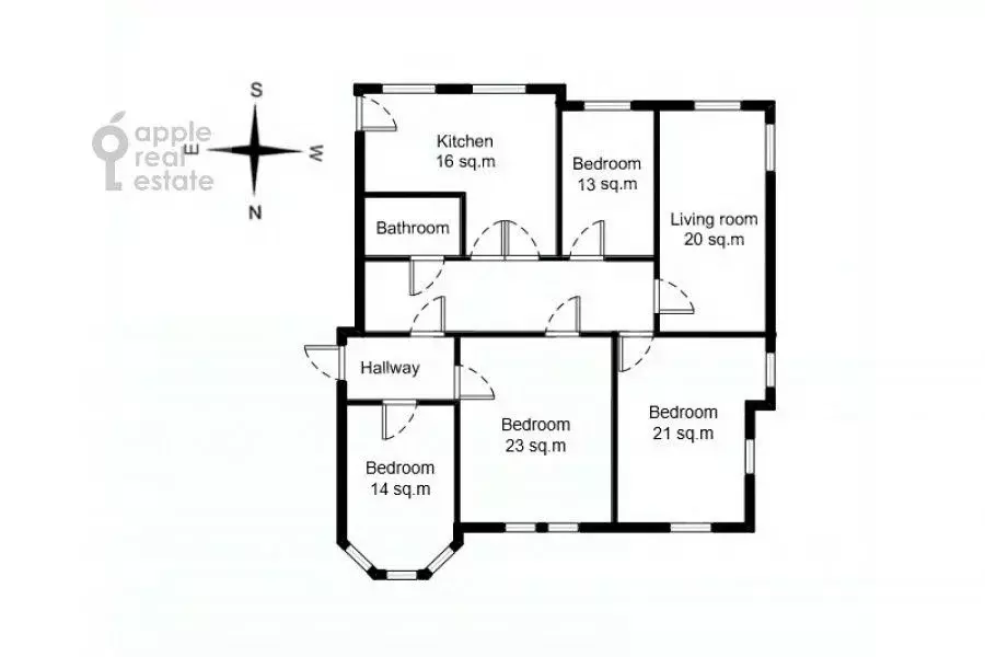 5-к кв. Москва пер. Колокольников, 10 (134.0 м) - Фото 2