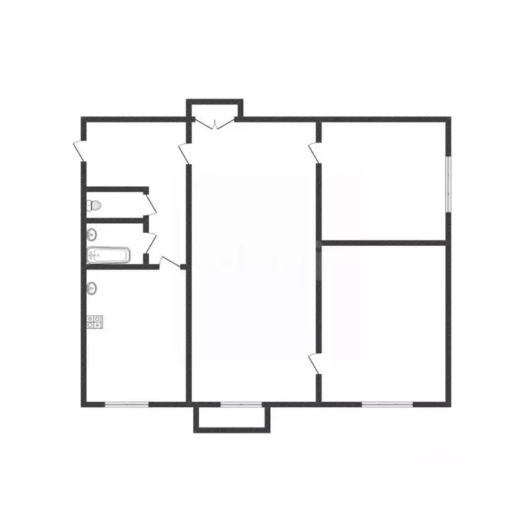 3-к кв. Алтайский край, Бийск Социалистическая ул., 78 (48.6 м) - Фото 2