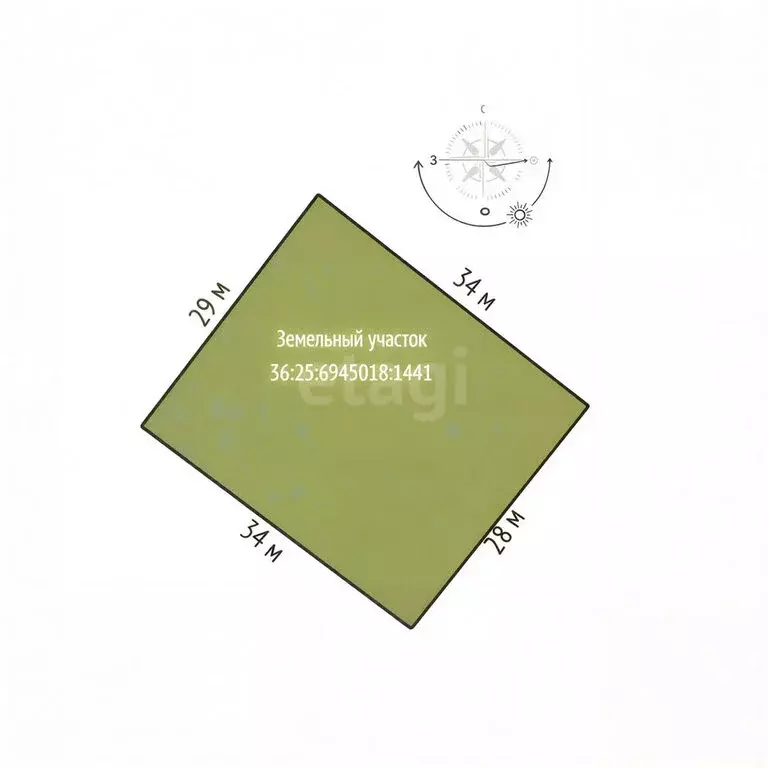 Участок в деревня Медовка, Малахитовая улица (10 м) - Фото 1