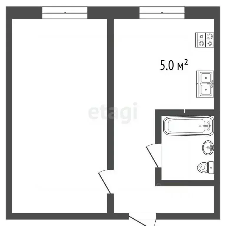 1-к кв. Ярославская область, Ярославский муниципальный округ, Лесная ... - Фото 2