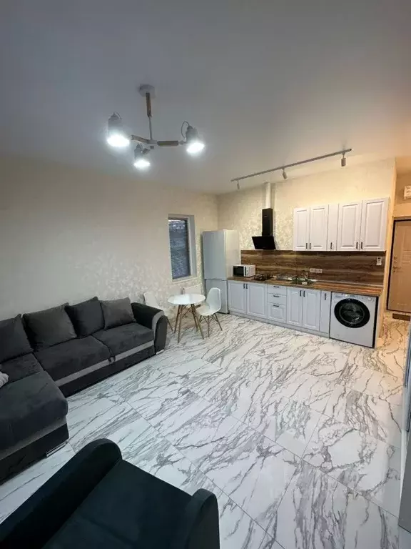 Студия Краснодарский край, Сочи Новый Сочи мкр, ул. Санаторная, 34 А ... - Фото 1