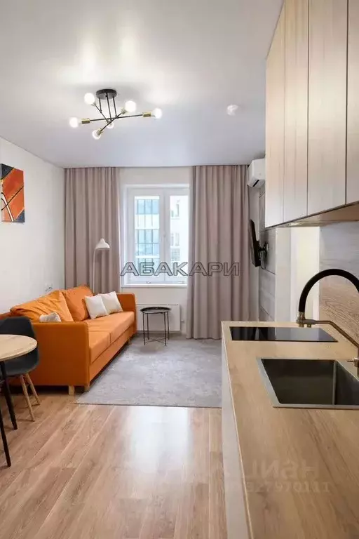 1-к кв. Красноярский край, Красноярск ул. Дубровинского, 110В (42.0 м) - Фото 2