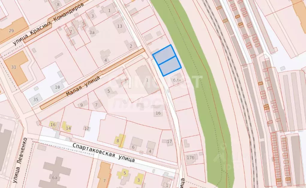 Участок в Пермский край, Пермь Малая ул., 1Б (11.0 сот.) - Фото 1