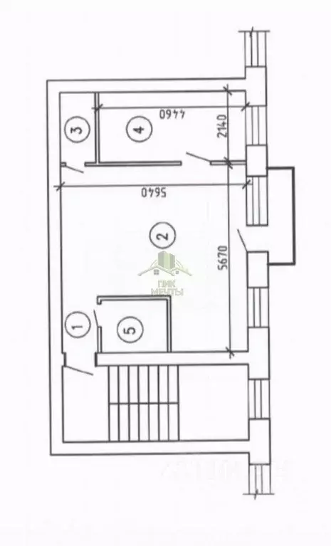 2-к кв. Бурятия, Улан-Удэ ул. Ербанова, 1 (42.8 м) - Фото 2