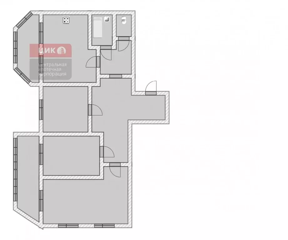 3-к кв. Рязанская область, Рязань Московский р-н, ул. Костычева, 9 ... - Фото 2