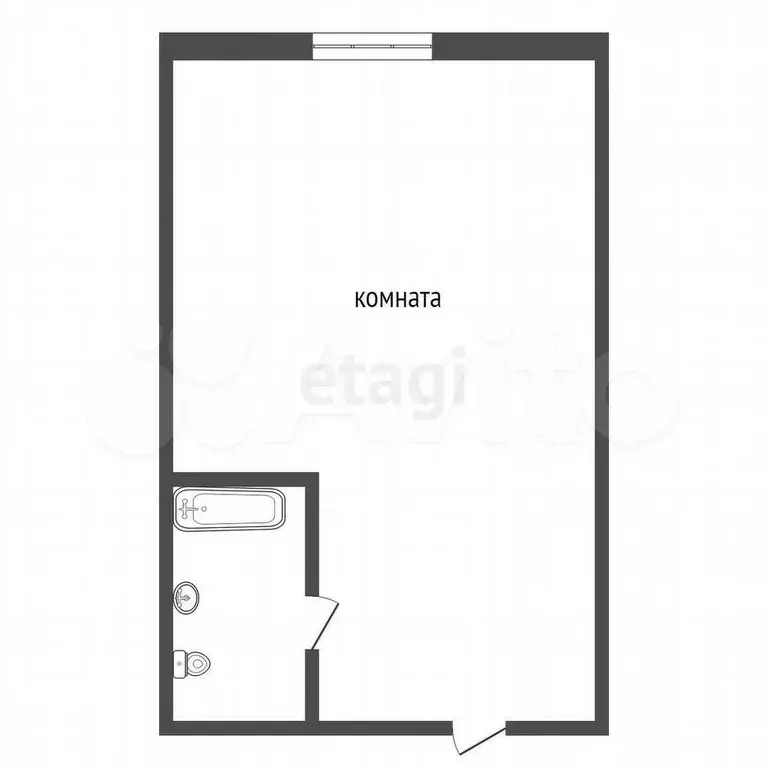 Квартира-студия, 29 м, 5/10 эт. - Фото 0