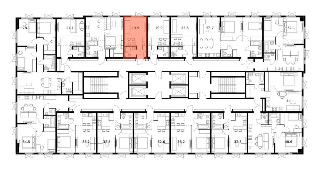 Квартира-студия: Мытищи, Ярославское шоссе, 120Бк4 (19.9 м) - Фото 2