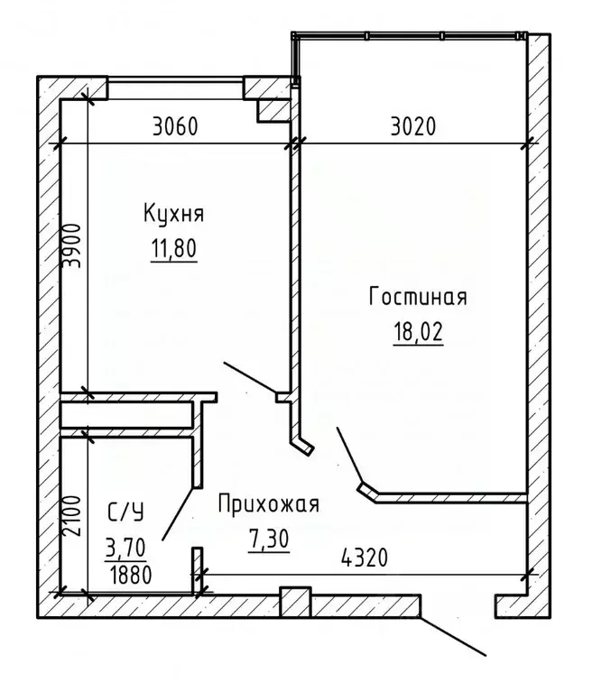 1-к кв. Кабардино-Балкария, Нальчик ул. Тлостанова (40.5 м) - Фото 2