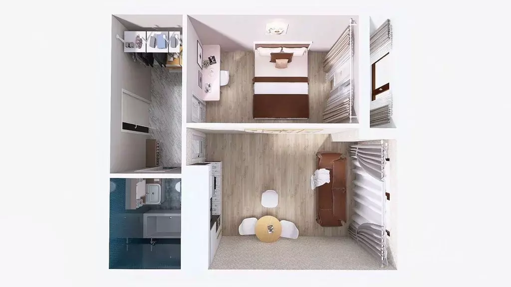 1-к кв. Иркутская область, Иркутский муниципальный округ, Маркова рп, ... - Фото 2