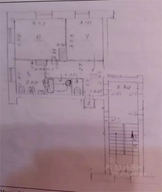 2-к кв. Калужская область, Калуга ул. Космонавта Комарова, 37Б (47.8 ... - Фото 2