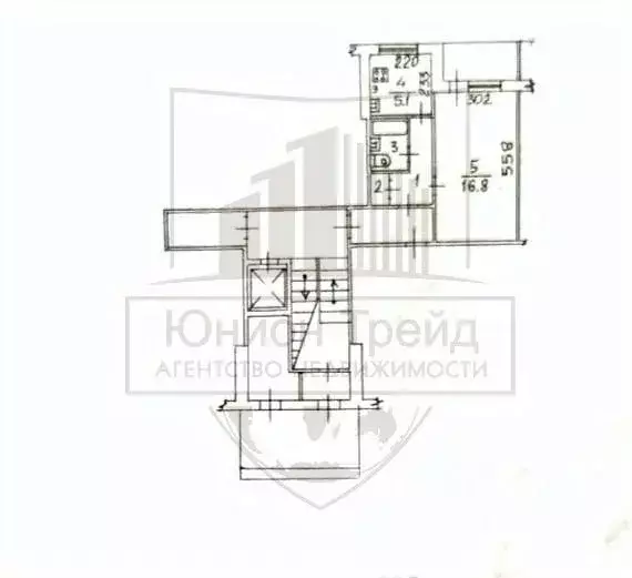 1-к кв. Новосибирская область, Новосибирск Гусинобродское ш., 19 (31.3 ... - Фото 1