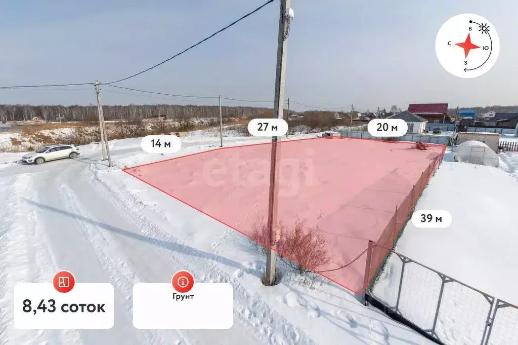 Участок в Тюменская область, Тюмень Лаванда садовое товарищество, ул. ... - Фото 0