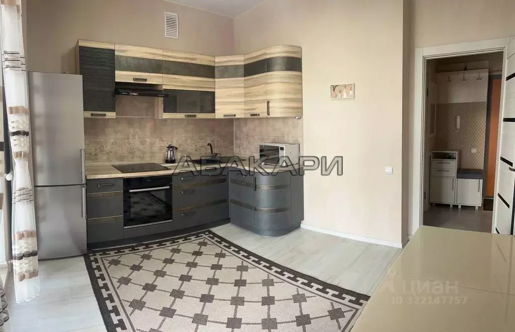 1-к кв. Красноярский край, Красноярск ул. Алексеева, 21 (45.0 м) - Фото 1