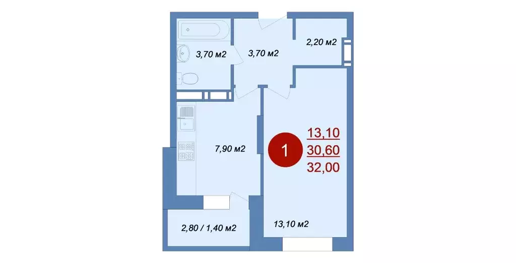 1-к кв. Московская область, Люберцы городской округ, д. Островцы, ... - Фото 1