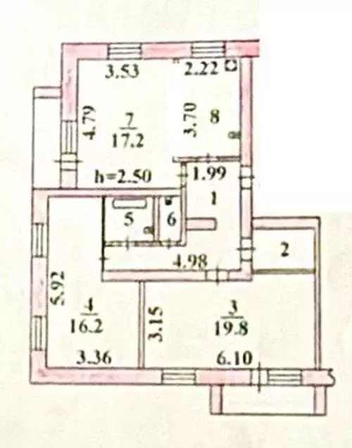 2-к кв. Новгородская область, Валдай ул. Радищева (78.3 м) - Фото 1