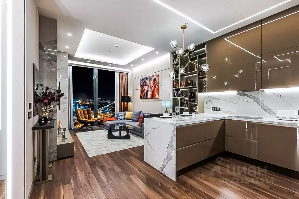 2-к кв. Москва 1-й Красногвардейский проезд, 22с2 (64.0 м) - Фото 1