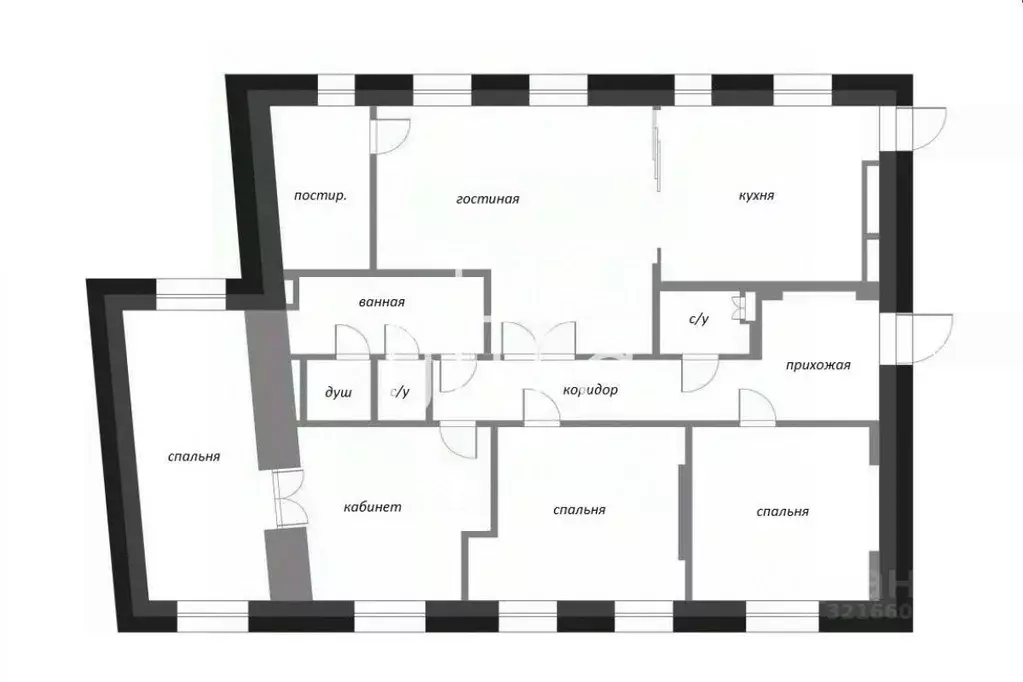 4-к кв. Москва Богословский пер., 3 (116.0 м) - Фото 1