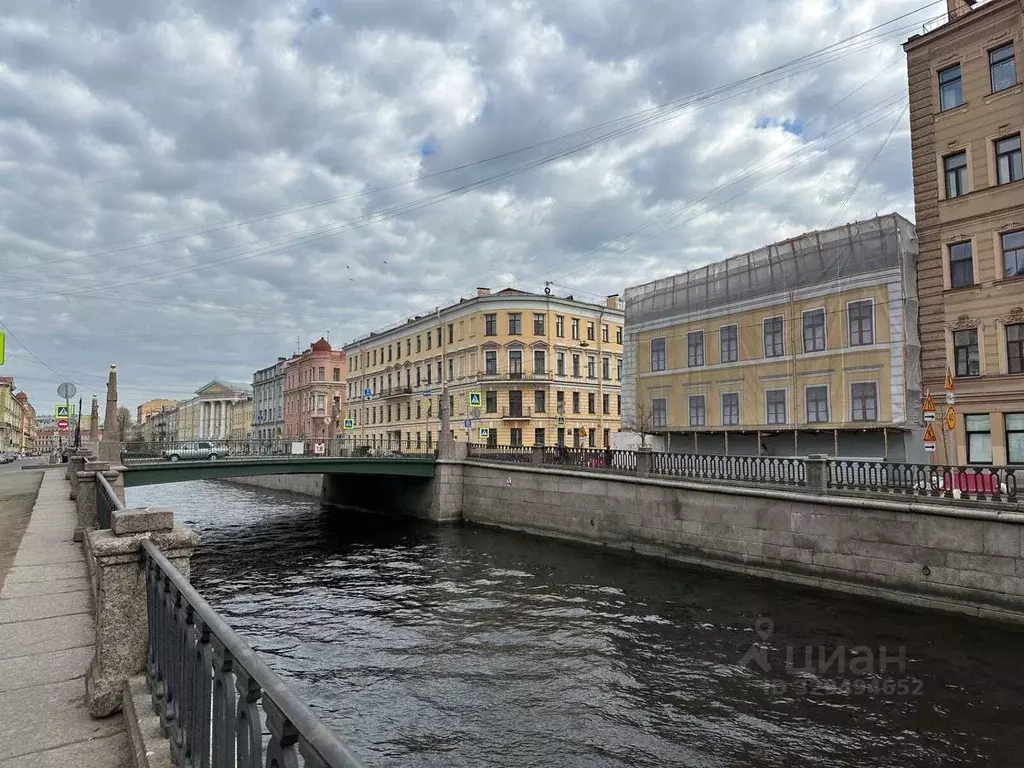 Студия Санкт-Петербург Большая Подьяческая ул., 1-3 (34.4 м) - Фото 1