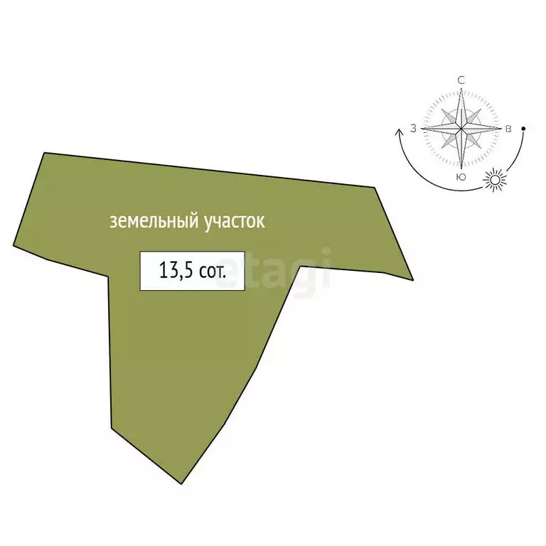 Участок в Челябинская область, Сосновский муниципальный округ, село ... - Фото 1