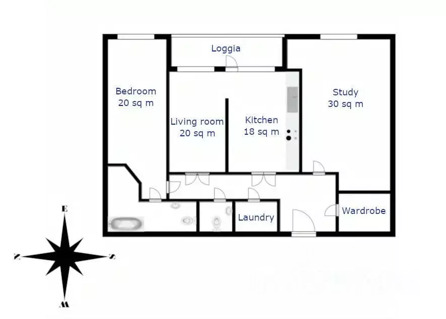 3-к кв. Москва ул. Крылатские Холмы, 33к1 (135.0 м) - Фото 1